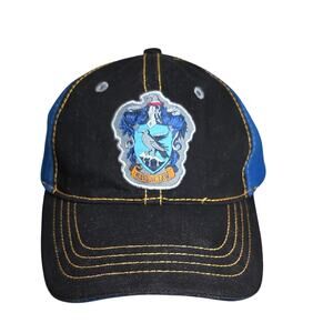 Harry Potter Ravenclaw House Crest Black and Blue Adjustable Hat